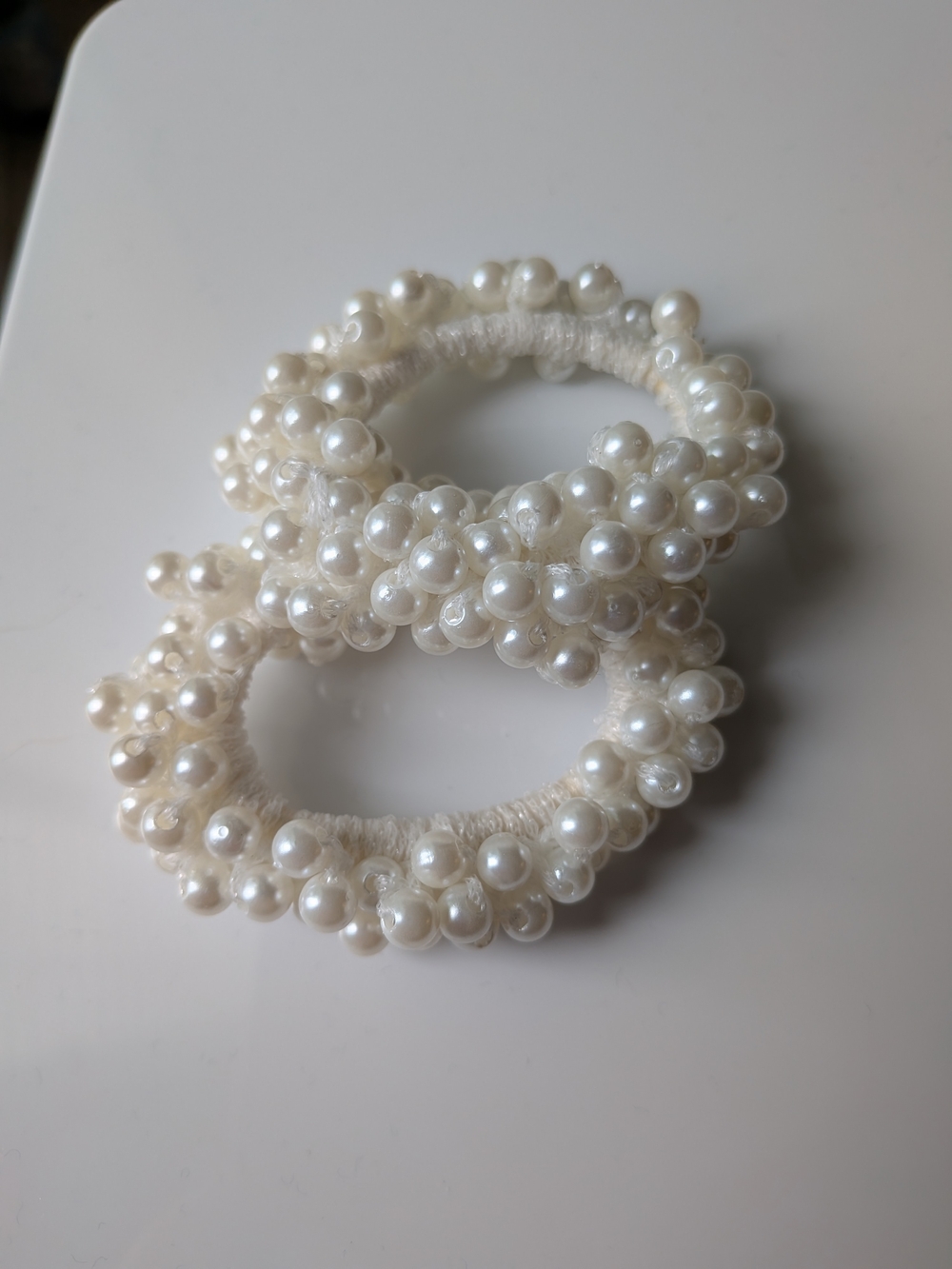 Pearl Beaded Hair Ties - Elegant Women’s Accessories